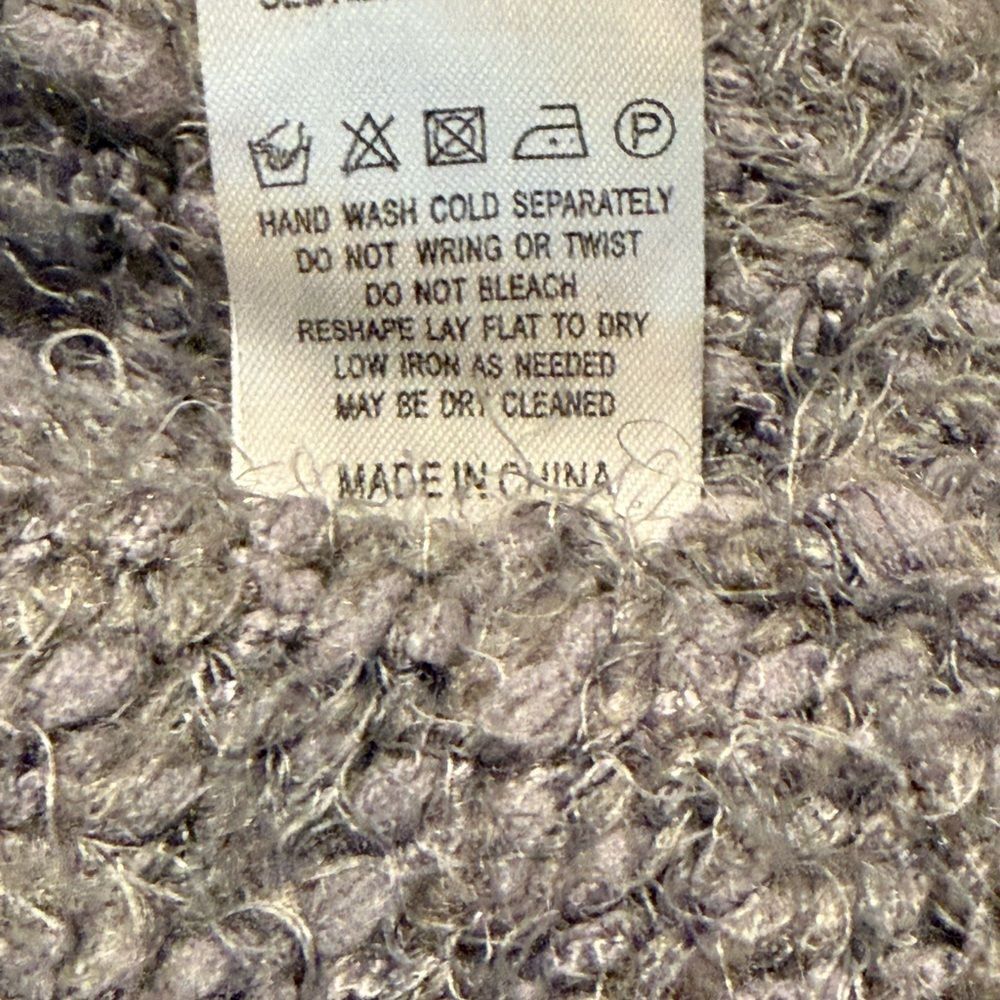 NWT Miracle Heather Gray Cowl Neck Sweater - Picture 7 of 11